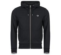 Fred Perry Zipped Hooded Sweatshirt - Black Large