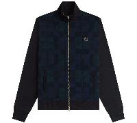 Fred Perry Knitted Front Track Jacket - Black XL XL