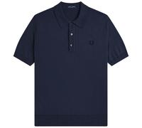 Fred Perry Knitted Shirt - Dark Airforce XL XL