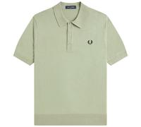Fred Perry Knitted Shirt - Seagrass S S