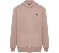 Fred Perry logo-appliqué hoodie - Pink S