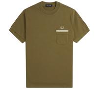 Fred Perry Loopback Jersey Pocket T-Shirt - Shaded Stone - M4650-W14