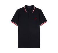 Fred Perry M3600 Piqué Cotton Polo Shirt - Navy - M