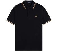 Fred Perry Twin Tipped Polo Shirt - Black S S