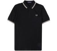 Fred Perry M3600 Twin Tipped Polo Shirt - Black - M3600-U58 TWIN TIP P