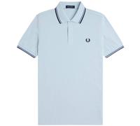 Fred Perry M3600 Twin Tipped Polo Shirt - Light Ice