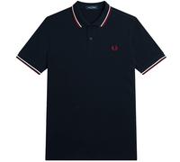 Fred Perry M3600 Twin Tipped Polo Shirt - Navy