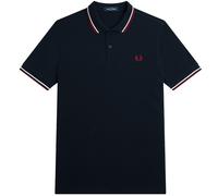 Fred Perry M3600 Twin Tipped Polo Shirt - Navy L L