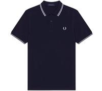 Fred Perry M3600 Twin Tipped Polo Shirt - Navy/White