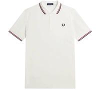 Fred Perry M3600 Twin Tipped Polo Shirt - Snow White - M3600-T60 TWIN