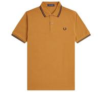 Fred Perry M3600 Twin Tipped Shirt - Dark Caramel M M