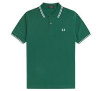 Fred Perry M3600 Twin Tipped Shirt - Green S S