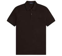 Fred Perry M3600 Twin Tipped Shirt - Rich Brown S S