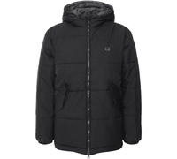 Fred Perry Mens Black Primaloft Isulated Hooded Jacket - Size Small