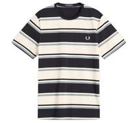 Fred Perry Men's Bold Striped T-Shirt Navy