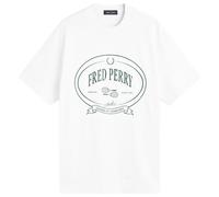 Fred Perry Men's Chosen By Champions T-Shirt Snow White Medium