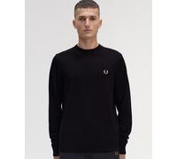 Men's Fred Perry Mens Classic Crew Neck Jumper NOS - Black - Size: 42/Regular