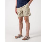 Fred Perry Mens Classic Swimshorts - Colour: V76 Warm Grey/Black - Size: S/30W