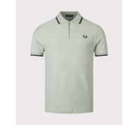 Fred Perry Mens Crepe Pique Polo Shirt - Colour: Z16 Bayleaf - Size: Large Large