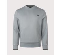 Fred Perry Mens Crew Neck Sweatshirt - Colour: Z56 Stockport Blue/Navy - Size: Large