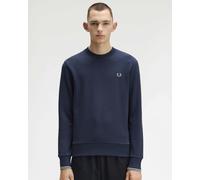 Fred Perry Mens Crew Neck Sweatshirt - Dark Airforce/Light Ice/Bayleaf Z47 - Dark Airforce/Light Ice/Bayleaf Z47 - M
