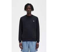 Fred Perry Mens Crew Neck Sweatshirt - Colour: Core 184 Black - Size: Medium