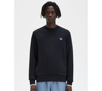 Fred Perry Mens Crew Neck Sweatshirt NOS - Black 184 - Black 184 - XL