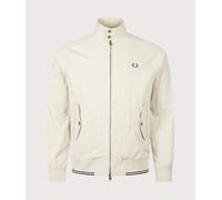 Fred Perry Mens Crinkle Harrington Jacket - Colour: 691 Oatmeal - Size: XXL
