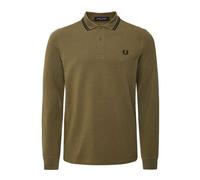 Fred Perry Mens Double Tipped Collar Long-Sleeved Polo Shirt / N/A N/A SY1038