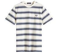Fred Perry Men's Fine Stripe T-Shirt Ecru