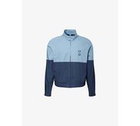 Fred Perry Mens Fred Perry x Craig Green Logo-Embroidered Cotton Shirt Jacket Craig Slate XL