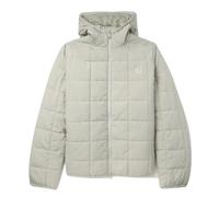 Fred Perry Mens Grid Detail Insulated Light Oyster White Jacket - Beige - Size Medium