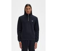 Fred Perry Mens Half Zip Sweatshirt - Black - Size Medium