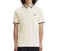 Fred Perry Mens Light Oyster Polo Shirt - Beige Cotton - Size Small