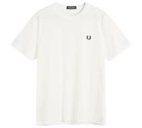 Fred Perry Mens Snow White Crew Neck T-Shirt
