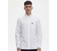 Fred Perry Mens Long Sleeve Oxford Shirt NOS - White 100 - White 100 - L