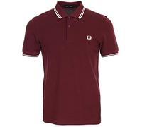 Fred Perry Men's M3600 Polo Shirt, Rosso Oporto, M