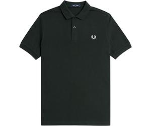 Fred Perry Mens M6000 Plain Polo Shirt Night Green Cotton - Size 2XL