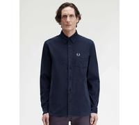Fred Perry Mens Needle Cord Shirt - Dark Airforce 738 - Dark Airforce 738 - M