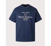 Fred Perry Mens Original Sportswear T-Shirt - Colour: X86 Tennis Blue - Size: Large