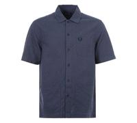 Fred Perry Mens Oxford Pocket Shirt - French Navy - S - French Navy - 100% Cotton