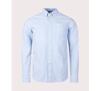 Fred Perry Mens Oxford Shirt - Colour: 146 Light Smoke - Size: Small