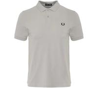 Fred Perry Mens Plain Concrete Grey Polo Shirt Cotton - Size Small