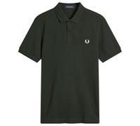 Fred Perry Men's Plain Polo Night Green/Snow White