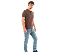 Fred Perry Mens Plain Polo Shirt M6000 100% Cotton in Brick Brown Size Large