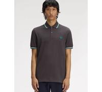 Fred Perry Mens Polo Shirt in Grey Cotton - Size Medium