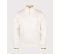 Fred Perry Half Zip Pullover Ecru 46A Off-White Beige size XL