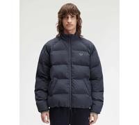 Fred Perry Mens Raglan Sleeve Padded Jacket - Dark Airforce 738 - Dark Airforce 738 - XL