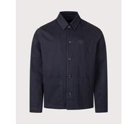 Fred Perry Mens Regular Fit Bedford Cord Overshirt - Colour: 608 Navy - Size: XL