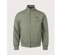 Fred Perry Mens The Brentham Jacket - Colour: W19 Laurel Wreath Green - Size: Medium